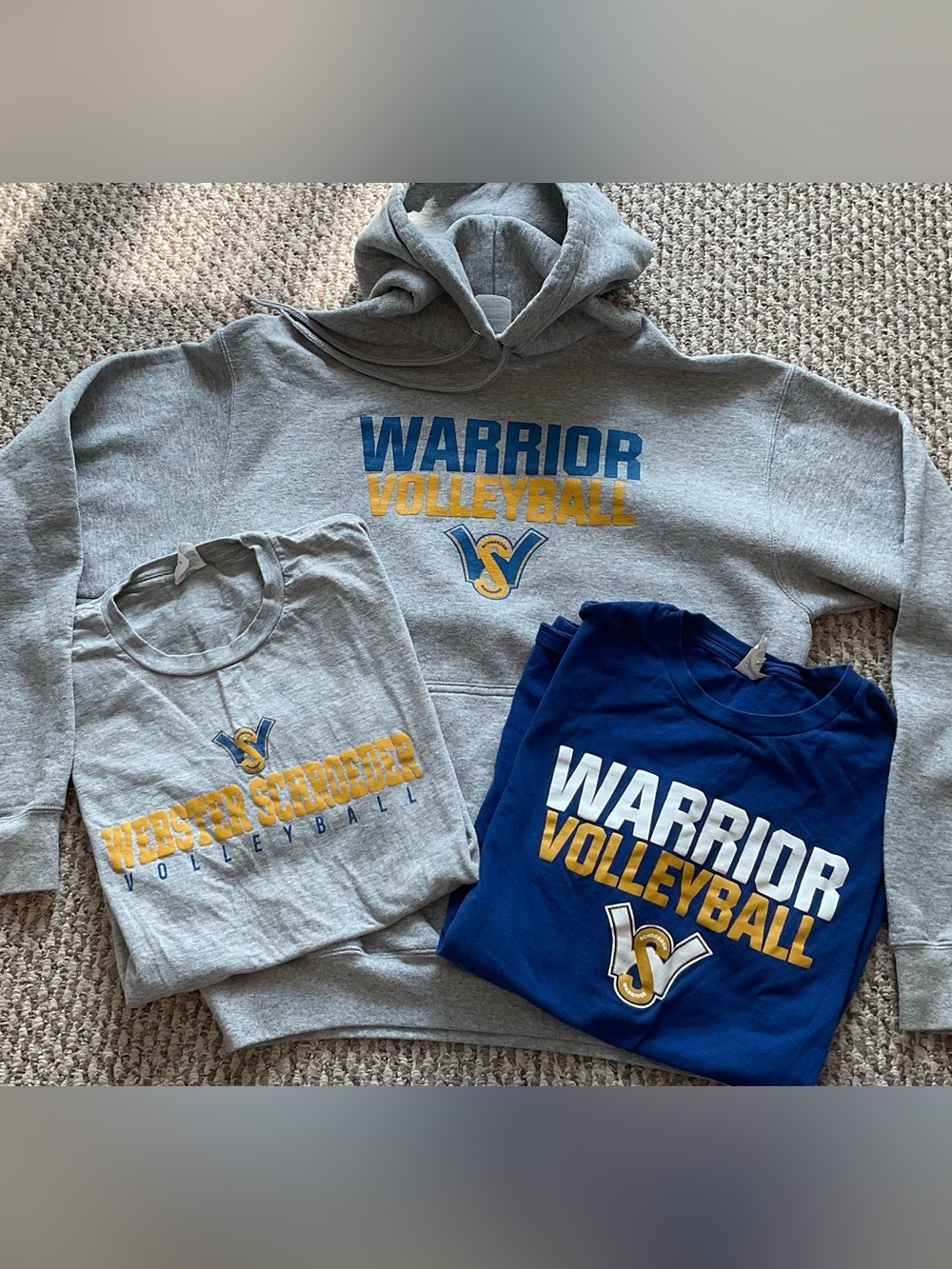 Webster Schroeder High School Volleyball Hooded Sweatshirt and T-Shirts